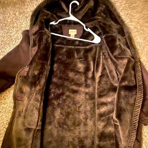 St Johns Bay shearling type winter coat size 2xl